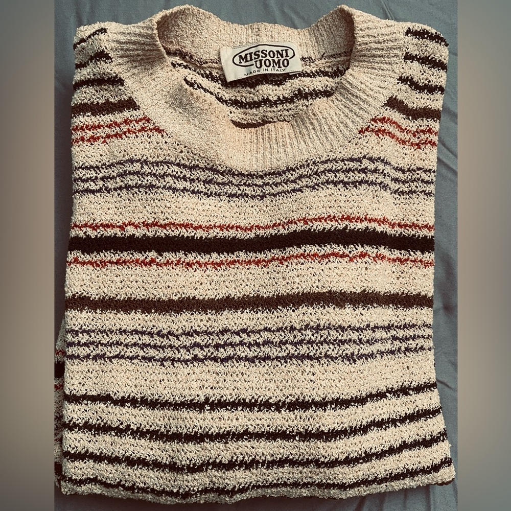 Missoni Uomo Textured Knit Sweater